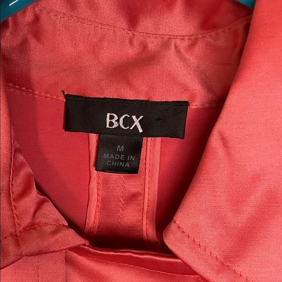 Coral Trench Coat - Picture 3 of 7